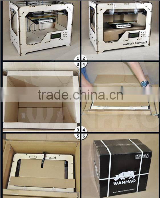 3D printer 2 daul extruder newest version dupicator 4 wanhao MK9