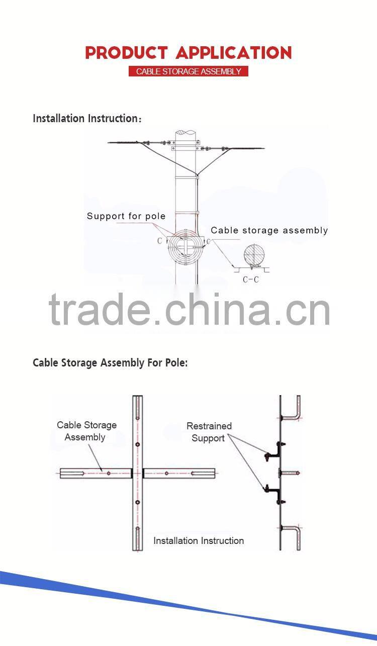 Hot selling cap-type plastic joint box for pole and tower