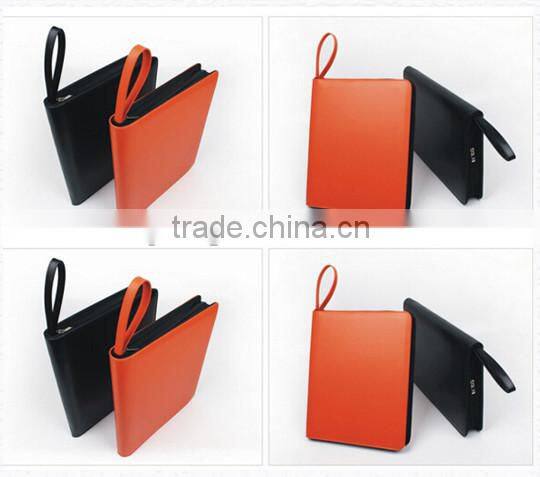 China High quality leather portfolio/ file folder leather file case