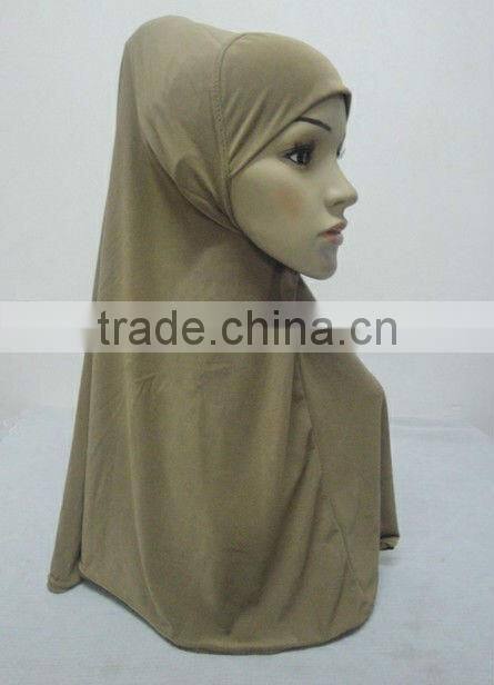 H188 plain muslim hijab,simple comfortable hijab