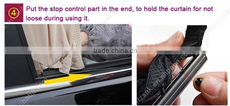 Roller up sunshade, retractable car window curtain