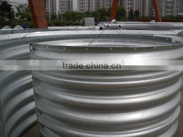 corrugated galvanized steel culvert pipe