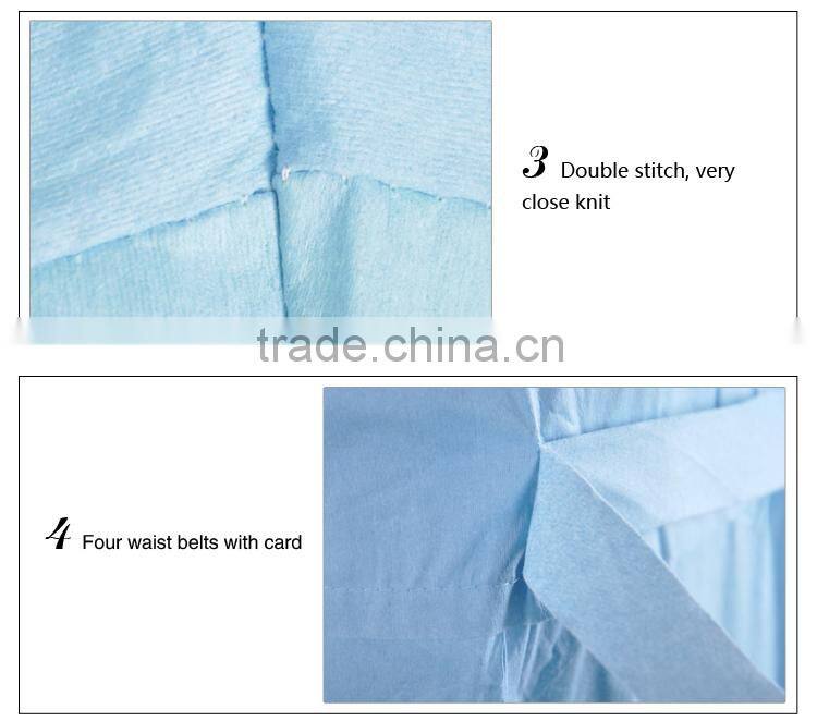 Cheap White Healthy Comfortable Disposable Surgical Robe