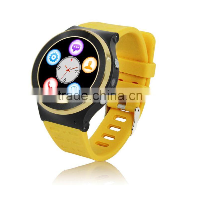 2016 new and hot selling android 5.0 WCDMA 3G watch phone;WIFI; MTK6580M; GPS; BT4.0; quad core; 5.0M pixel;