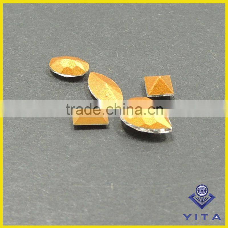 Fashion China factory AAA quality rectangla, square drop, oval ,horse eye shape point back crystal fancy rhine stone for dress