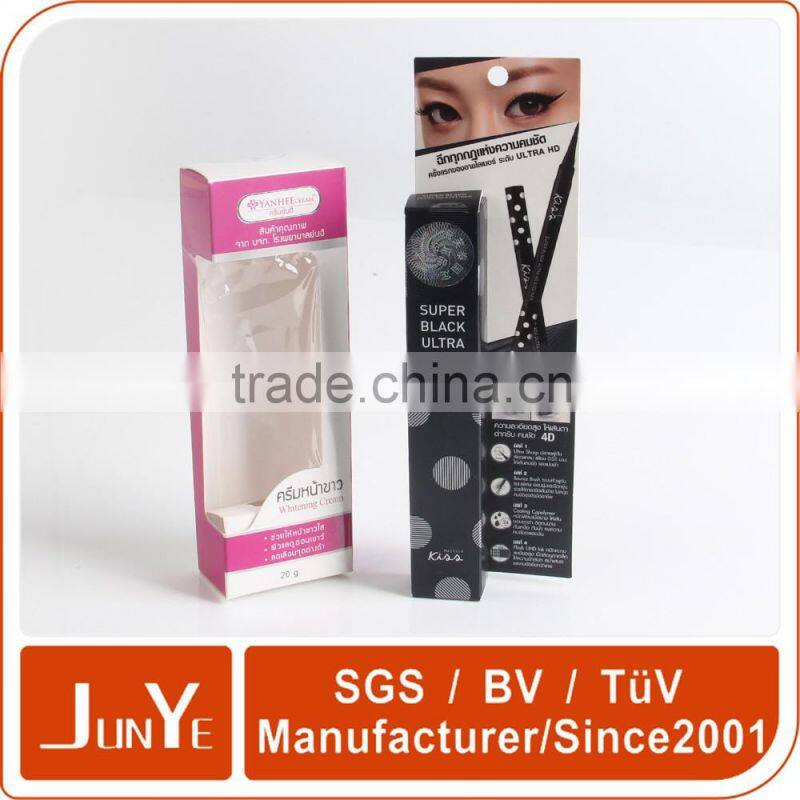 Book shaped long ribbon locking paper lipstick packaging custom lipstick boxes