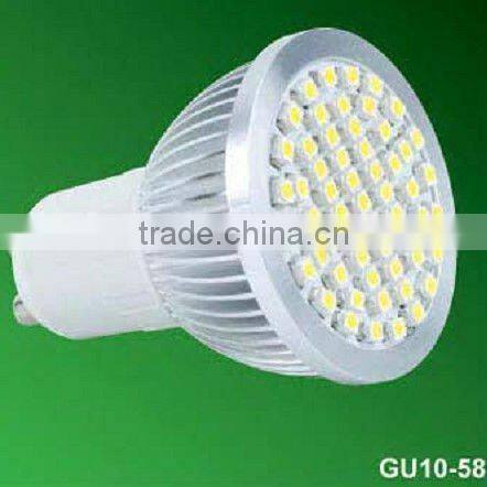 GU10 58leds led lamp