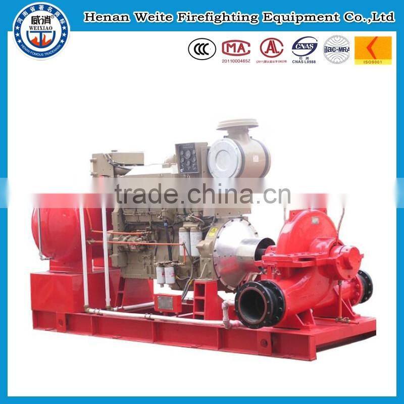 XB fire pump diesel engine fire pump group made in weite XBC fire pump set is general with 12V135 series diesel engine