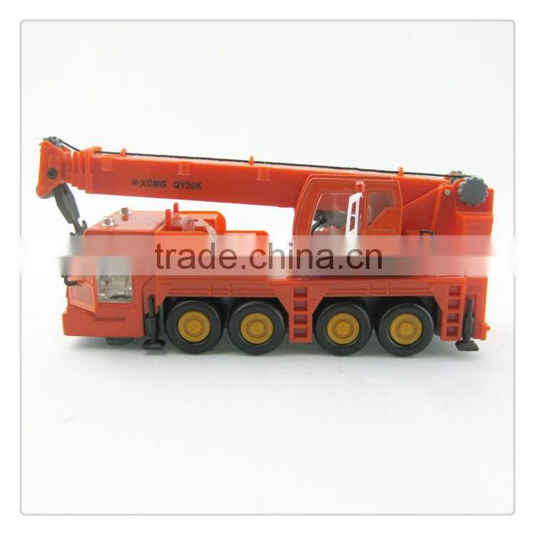 YLcv01 custom design diecast crane truck toy,alloy crane toy,1:50 die cast excavator models