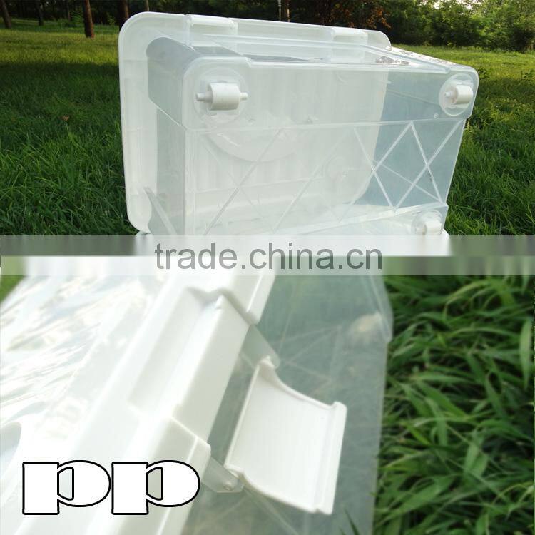 white plastic storage box