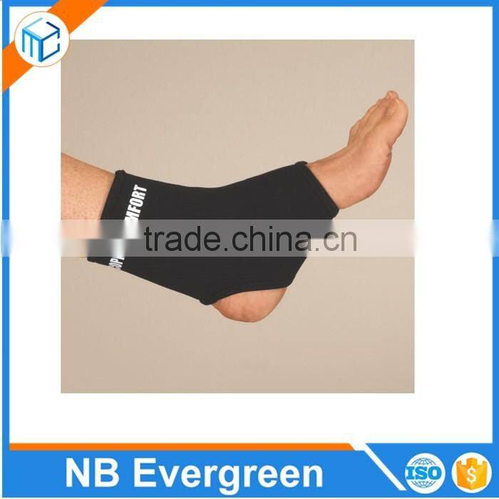 High quality Sports enhancement cooper nylon compression elasticated ankle brace