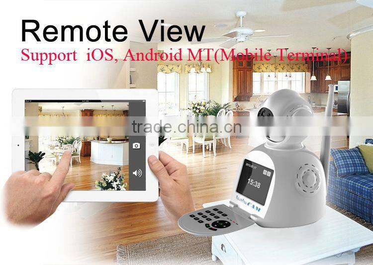 3G wireless video camera H.264 Network video calls/Wifi/P2P/3C smart card/ CMOS Sensor /support iPhone/Android/recording/Alarm