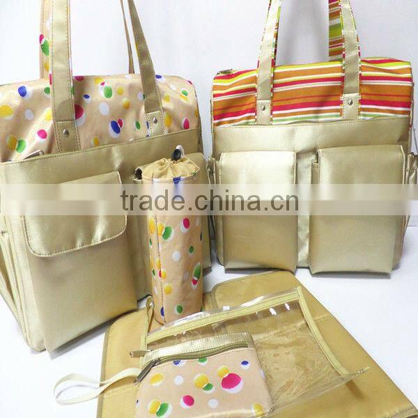 Fashion Stripe Mother Bag