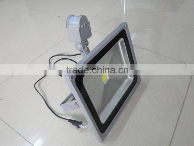 floodlight 80W with PIR sensor CE ROHS 3 years warranty
