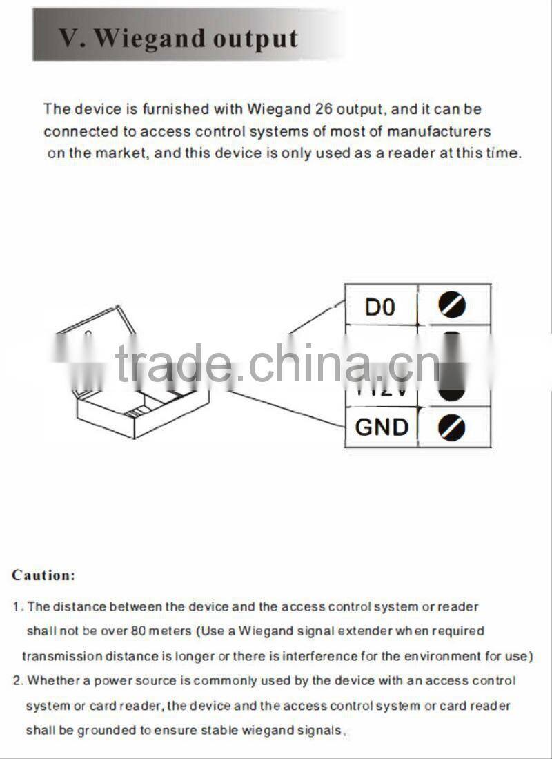 fingerprint door access control system