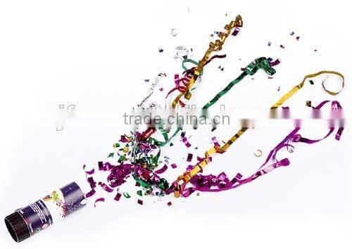 spring party popper/confetti cannon/confetti shooter