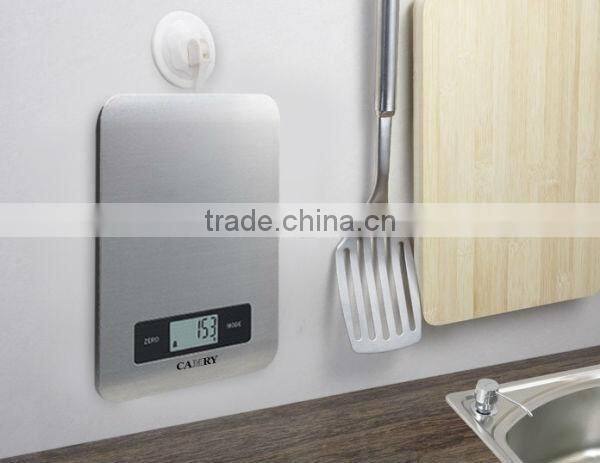 5kg Stainless steel digital kitchen food scale with LCD display for kitchen use,food,fruit,vegetable
