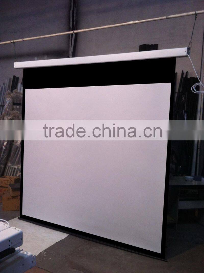 motorized screen/motorized projection screen