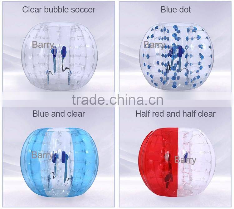 2016 blue inflatable ball person inside,inflatable human bubble ball