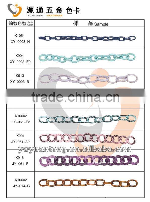 fashion aluminum decorative necklace chain