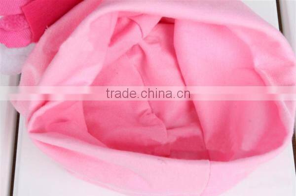 Popular Winter Cute Baby Beanie Hats With Flowers