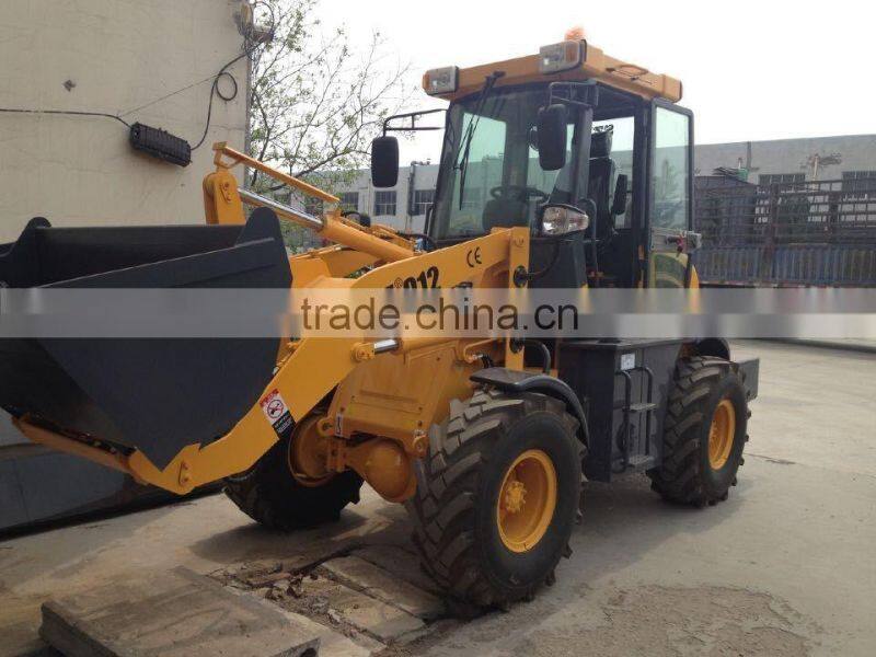 small 1.2 ton hydraulic mini wheel loader