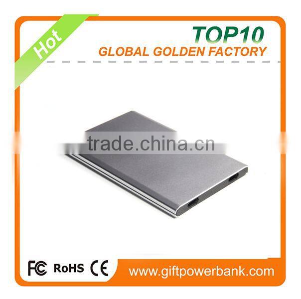 2000mAh External Battery Charger super slim Power Bank for Tablets