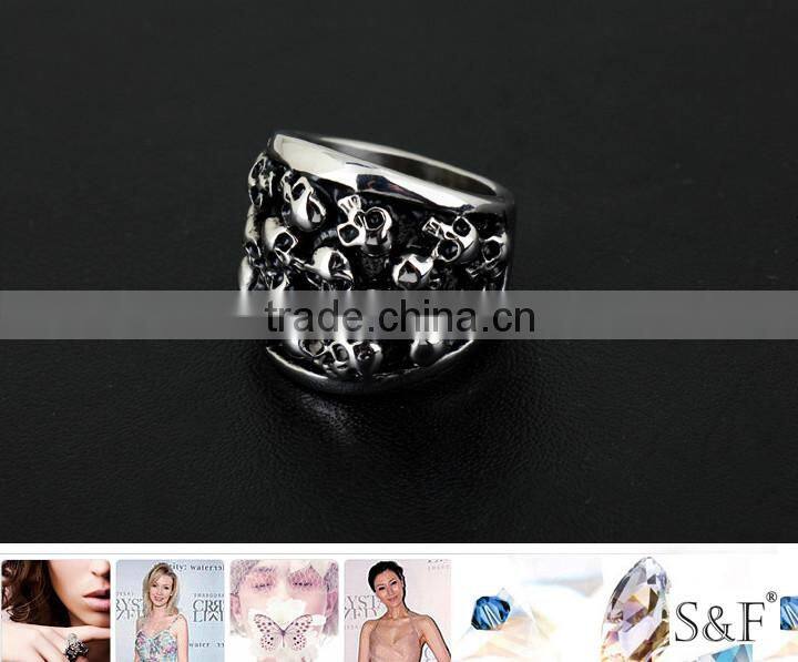 145315 bridesmaid imitation jewellery making man steel ring