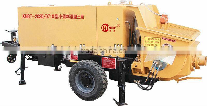 10m3 small concrete pump, portable concrete pump for concrete batching plant