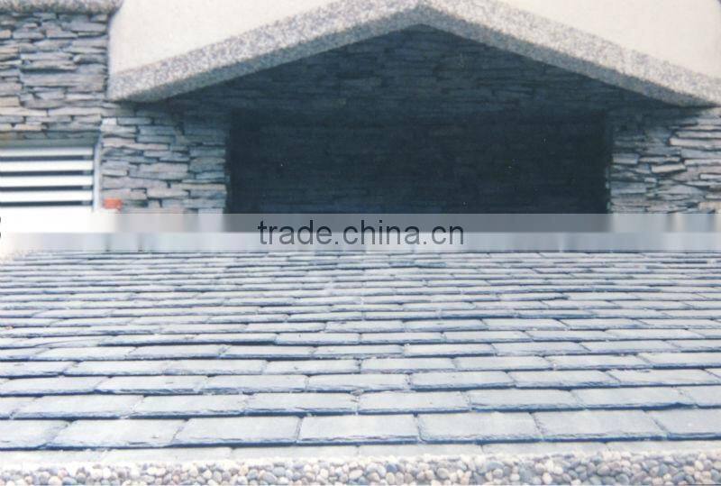 dark black types of roof tile