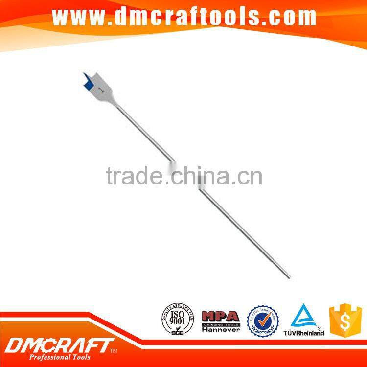 High carbon steel extra long wood spade drill bit