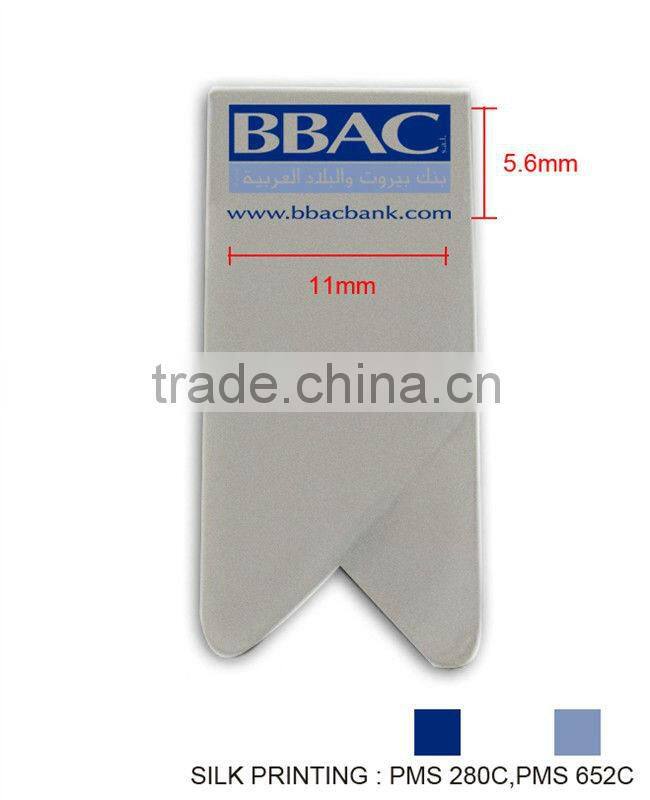 tooth shaped metal paper clip