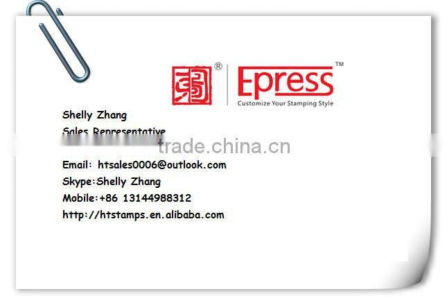 Epress Square 1212 / 12X12mm/ red/black self inking stamp