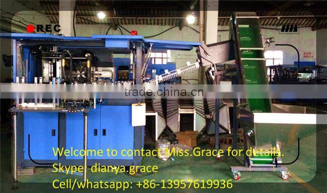 PET jar blow moulding machine, manual blowing machine, automatic PET manual blow molding machine