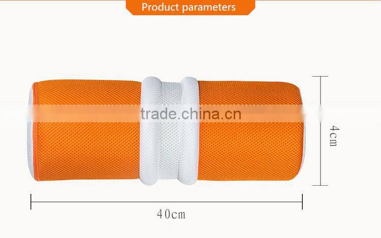 2016 latest selling product Orange Cylinder shape Memory Foam Yoga Back Cushion