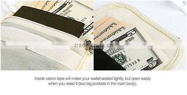 Compact Security Necklace Wallet,Hidden Safe Pouch