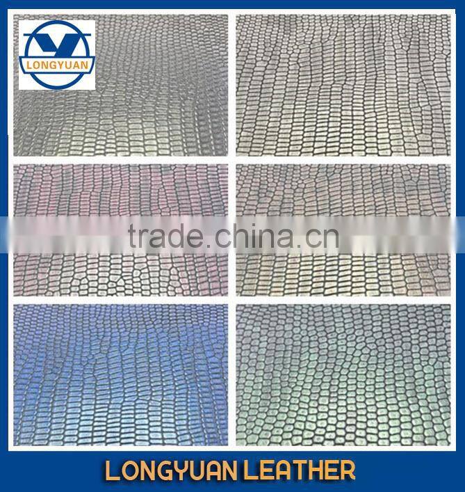 Crocodile Embossed Fabric Animal Skin Leather