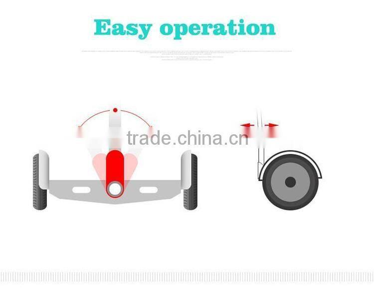 2016 new design 10 inch two wheel electric self balancing scooter with handle