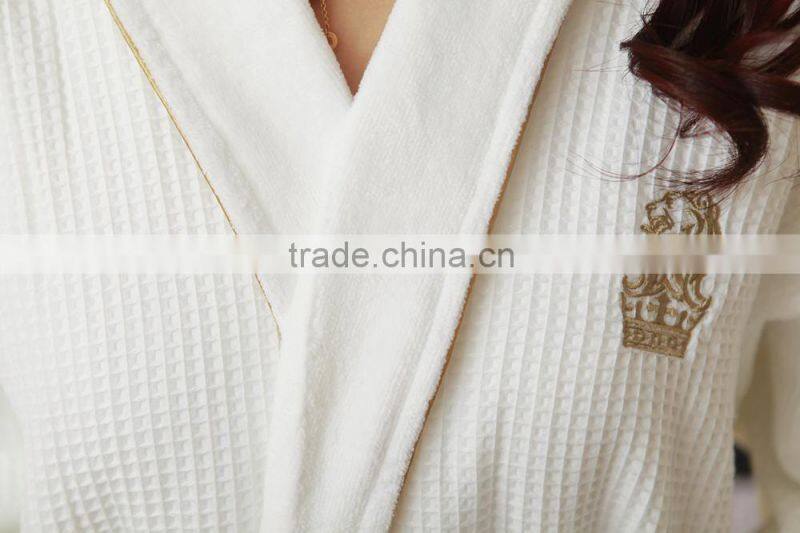 Star Hotel Cotton Bathrobe Double Layer Robes