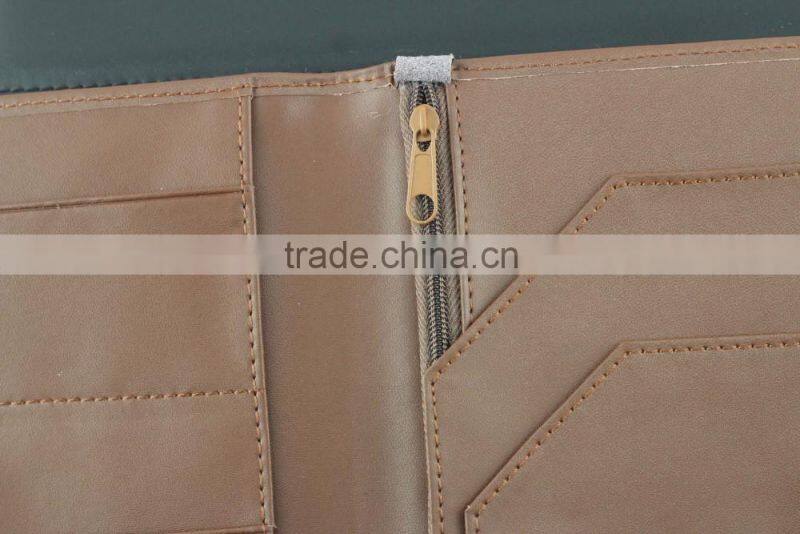 Delicate custom leather passport holder, Beautifully made passport cover with Customized Logo,Multifuction passport wallet