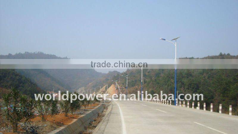 8 Meter Single Arm LED Solar Street Lamps