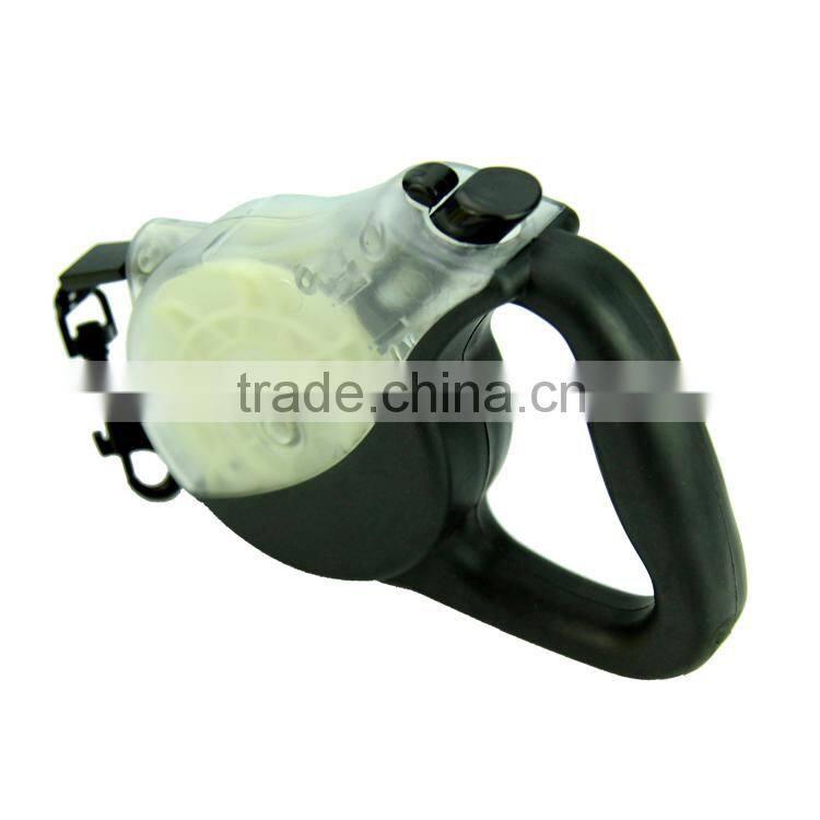 ABS and TPE Retractable Dog Leash With Mainspring, 5 Colors Available