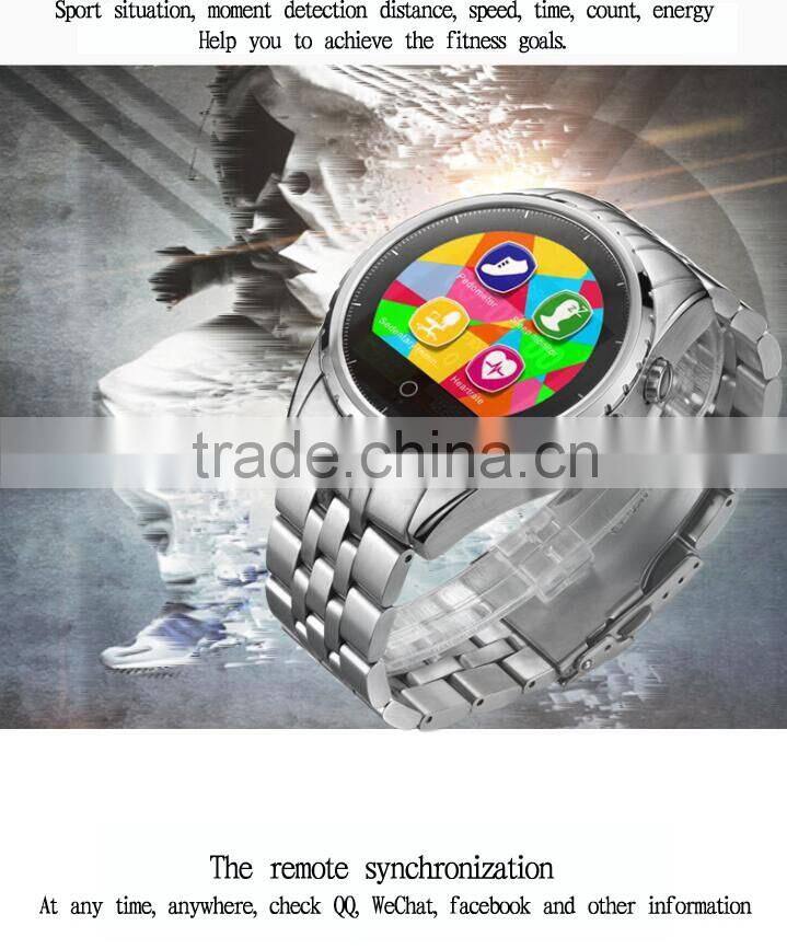 2016 luxury design business intelligent wristwatch / sport bluetooth smart watch