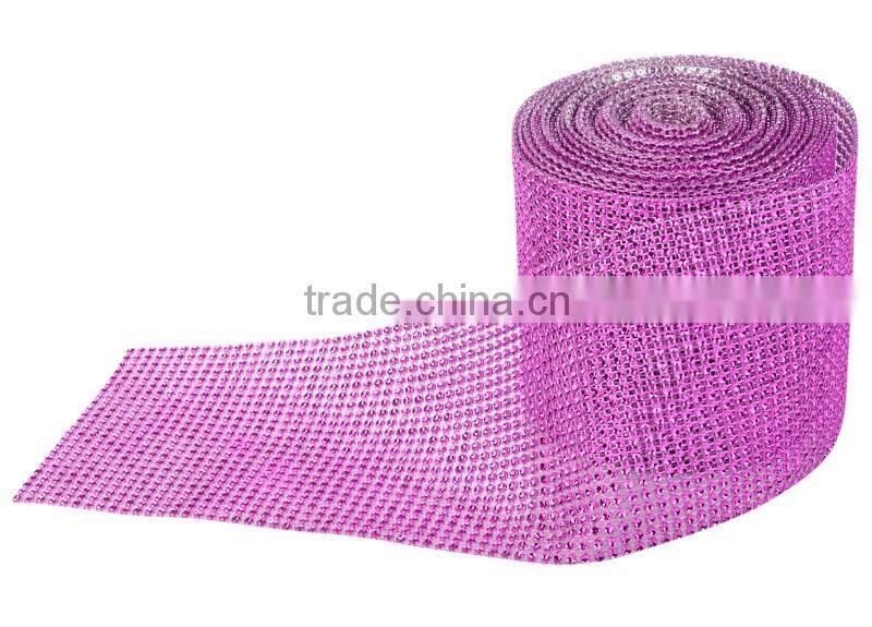 Diamond Mesh Wrap Roll Rhinestone Ribbon Wedding Cake Decor