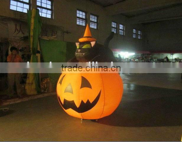Inflatable Black Cat For Halloween Decoration