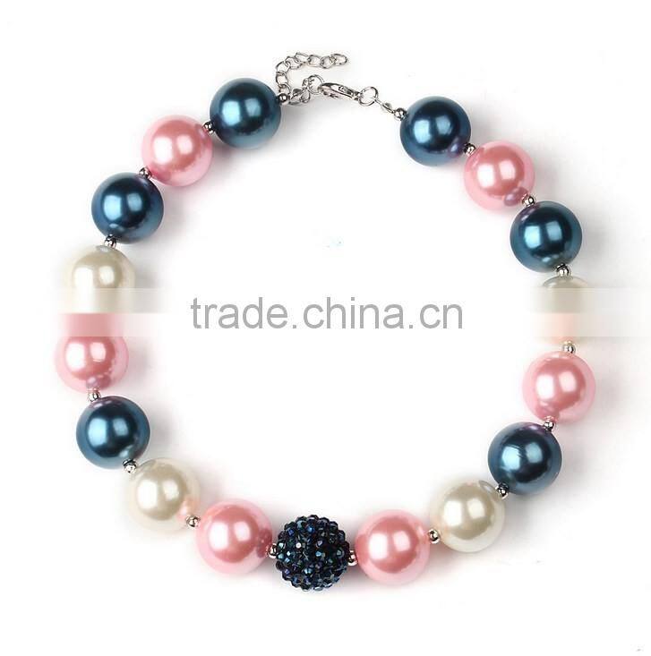 Hot Sale Chunky Bubble Gum Necklace For Kids Restoring Ancient Ways Halloween Beaded Necklace Jewelry 2016