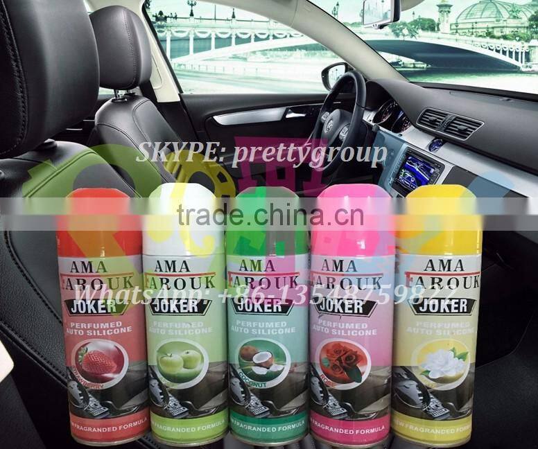 Factory wholesale price car care product wax car dashboard spray, car dashboard shine spray, car leather wax