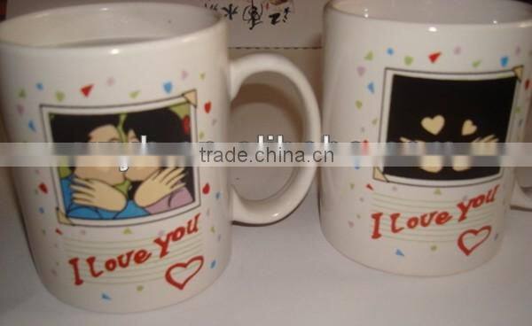Ceramic color changing mug,ceramic mug