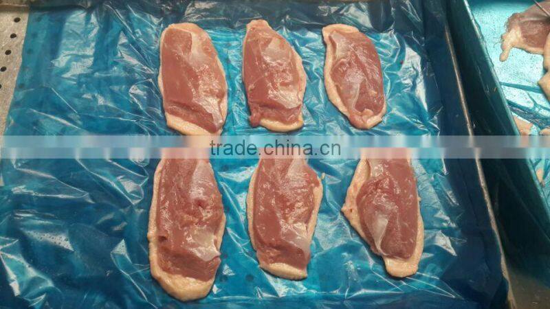 Vacuum pack halal duck breast skin-on boneless