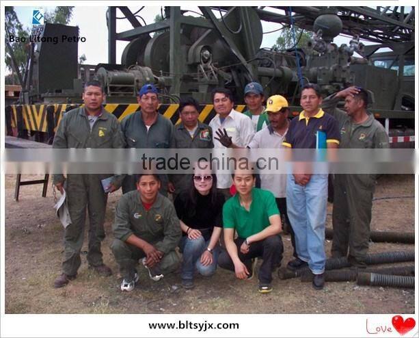 Top quality 1000 meteres Truck/Trailer mounted water well drilling rig SPT-1000